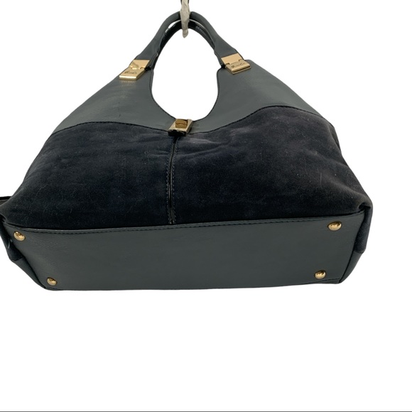 GUSSACI  Grey Shoulder Bag_ Purse Vega Leather - Picture 12 of 15